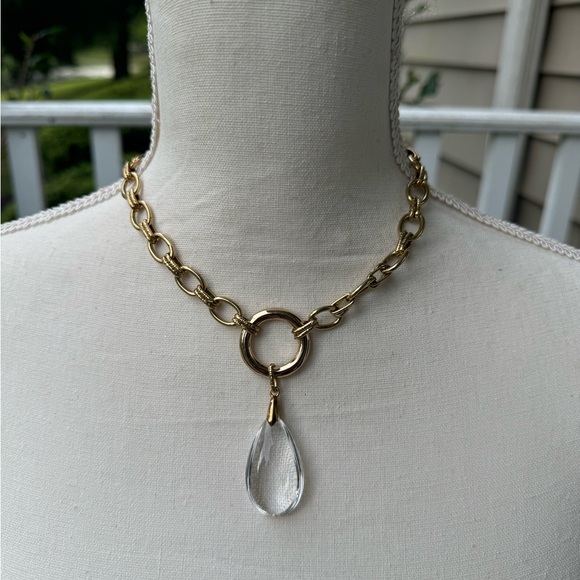 MIKE GOLD STATEMENT NECKLACE - Picture 5 of 7